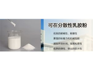 乳胶粉分散的应用方案